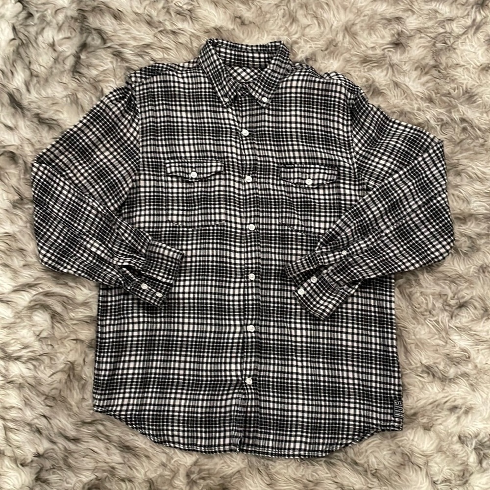 HURLEY Mens long sleeve button down